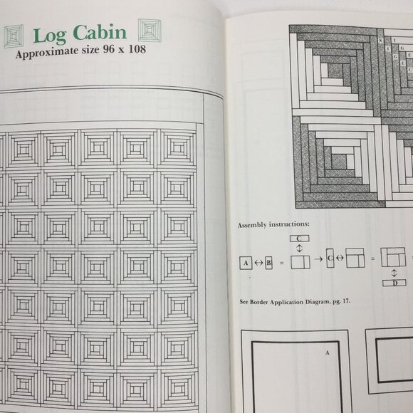 Amish Quilt Patterns Rachel T. Pellman Paperback Book Design Template Projects 1 - Picture 7 of 13